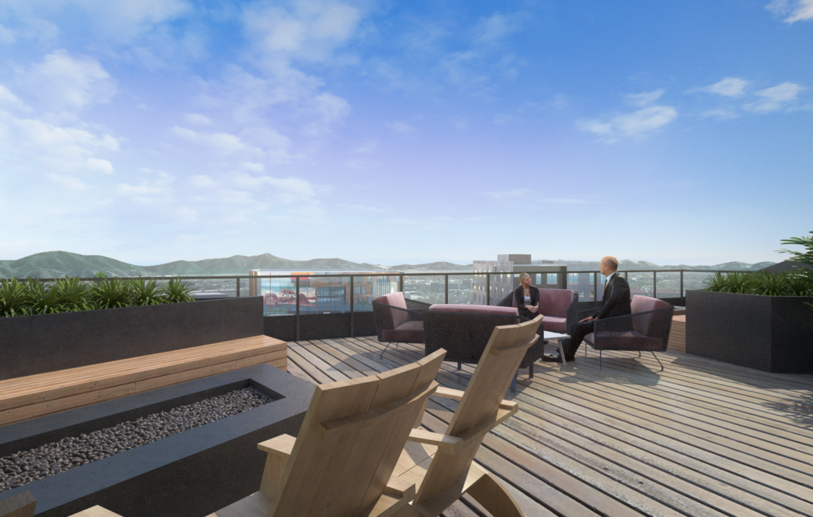 rooftop view