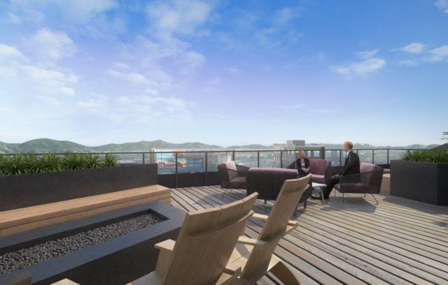 rooftop view